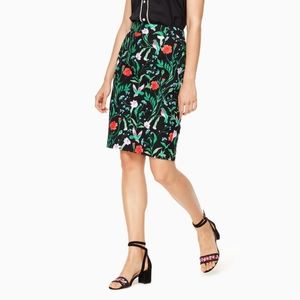 Kate Spade Jardin Tile Jacquard Pencil Skirt sz 6